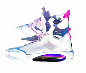 Promo SMAPLE PE Nike Air Jordan 34 White Pink Jordan Brand Classic Iridescent 11