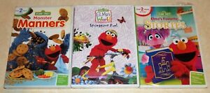 3 NEW Sesame Street DVDs: Monster Manners/Elmo's Favorite Stories/Springtime Fun