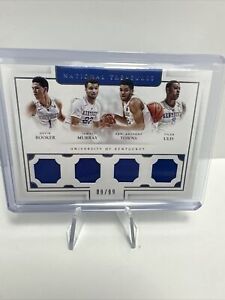 2016-17 National Treasures Player Worn Quad Patch 9/99 Booker Towns Murray Ulis