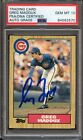 1987 TOPPS TRADED # 70T SIGNED GREG MADDUX PSA/DNA AUTO 10