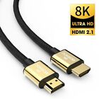 HDMI 2.1 Cable 8K 60Hz 4K 120Hz 3D HDR 48Gbps HiFi eARC Dolby Atmos HDCP MOSHOU
