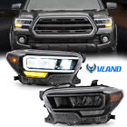 For 2016-2022 Toyota Tacoma Blk DRL Full LED Sequential Projector Headlights (For: Toyota Tacoma)