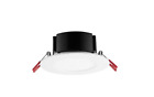 Commercial Electric 4 in. White Flush Round Wet Rated LED Recessed Lighting Kit
