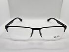 New ListingRAY-BAN RB6335 6335, 2503 Black 54-17-145  Eyeglasses Half Rim Frames