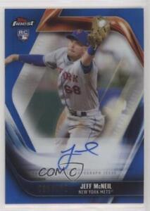 2019 Topps Finest Firsts Blue Refractor /150 Jeff McNeil #FFA-JM Rookie Auto RC