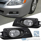 Fog Lights Fits 2006-2007 Honda Accord 4Dr Sedan Clear Bumper Lamp+Switch+Wiring (For: 2007 Honda Accord)