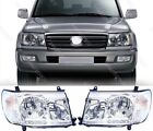 New ListingA Pair Front Headlights Replace For Toyota Land Cruiser LC100 2006 2007