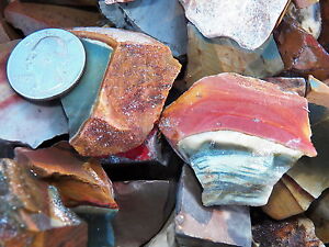 1000 Carat Lots of Desert Jasper Rough - Plus a FREE Faceted Gemstone