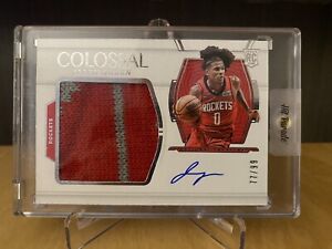 2021-22 National Treasures Colossal Jalen Green RPA RC Rookie Patch AUTO /99