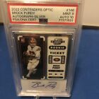 Brock Purdy Rookie Ticket Contenders Optic Silver Auto - PSA 9 - 49ers