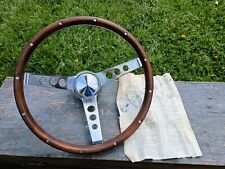 New ListingVintage 1960's -70's Woodgrain Steering Wheel Complete Custom Accessory 13.5