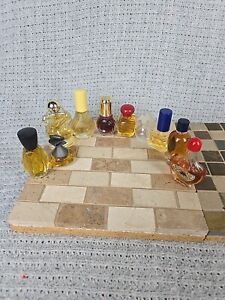 10 Mini Miniature Perfume Bottles Sample Travel Assorted Brands Vintage