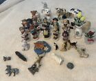 New ListingVtg Miniature Miscellaneous Animal Figurines Lot of 30 Ceramic Glass Stone