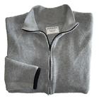 Duckworth Men's Sz. XL Powder Full-Zip Merino Wool Blend Jacket Sweater Gray USA