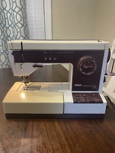 Pfaff Synchrotronic 1229 Sewing Machine With Cords And Manual Tested Working