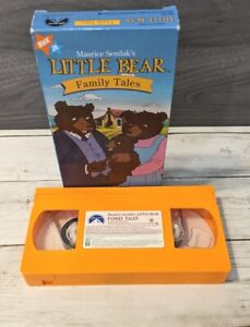 Little Bear Family Tales Orange Video Tape VHS 1997 Nickelodeon Nick Jr Vintage