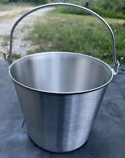 Vollrath Stainless Steel 13 Quart Handled Utility Pail Bucket NFS 59120 NEW