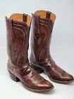 Lucchese Seville Classic Cowboy Boots 8.5B Goatskin Leather Hand Crafted 2083