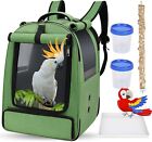 Large Bird Carrier Backpack  Portable Travel Cage Cockatiel Parrots Backpack Par