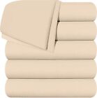 Utopia Bedding Pack of 6 Flat Sheets Brushed Microfiber Hotel Quality