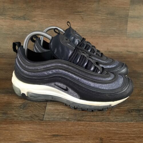 Nike Air Max 97 Womens Sneakers Shoes Size 8 Glitter Black Grey AT0071-002 2018