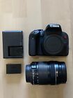 Canon EOS Rebel T7I DSLR with EFS 18-135mm