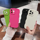 Wavy Border Solid Color Phone Case Cover For iPhone 15 Pro Max 14 13 12 XSMax 7+
