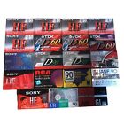 New ListingNew Lot of 19 Blank Cassette Tapes TDK Maxell Sony RCA JVC (10 60s) (9 90s)