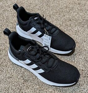 NEW Adidas Racer Tr21 Men's Size 11.5 Black & White Running Shoes
