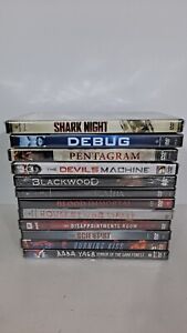 Lot of 12 New Horror DVDs Baba Yaga Pentagram Shark Night Scientist Blackwood