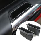 2pcs Inner Side Door Handle Storage Box Cover For Ford Mustang 2015+ Accessories (For: 2015 Mustang GT)