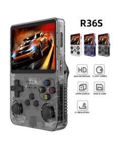 Open Source R36S Retro Handheld Video Game Console Linux System 3.5 Inch IPS Scr