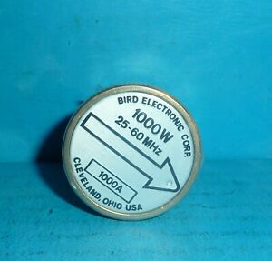 Bird Thruline 43 Wattmeter 1000A Element Slug 25-60MHz 1000W Mint Sealed