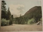 Vintage 1949 Hand Colored Tinted Photograph of Colorado Rocky Mountains