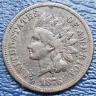 1876 Indian Head Cent 1c Better Grade Details #72978