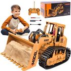 1/20 Construction Bulldozer Toy - Kids Toy Engineering Digger Truck Remote Co...