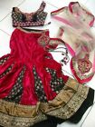 BOLLYWOOD VINTAGE INDIAN DRESS 8 6 WEDDING theatre costume lengha boho show