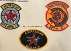Lot of 3 Aggressors Military Patches / 65th, 527th, Nellis AFB