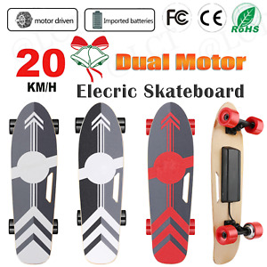 Electric Skateboard with Remote, 350W Longboards 12.4MPH Top Speed Beginners🎁