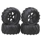 4PCS RC 1:16 Wheel Rims Tyres 6 Spoke with 12mm Hex for Truck Car Model