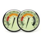 3 1/8â€ Accurate Luminous BBQ Thermometer Gauge 2 Pcs for Oklahoma Joeâ€™S S...