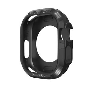 Rugged Rubber Case Cover Bumper for Apple Watch Series 8 9 Ultra 2 49mm