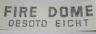 New 1955-57 Desoto Firedome Valve Cover Decal (For: 1956 DeSoto)
