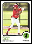 Daylen Lile 2022 Topps Heritage Minor League 122 FCL Nationals Baseball Card