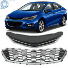 Front Upper and Lower Grille 2pcs For 2016-2018 Chevrolet Cruze Sedan (For: 2017 Cruze)