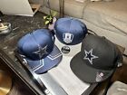 LOT of 3 Dallas Cowboys NFL New Era 59Fifty Fitted + SnapBack Hats Size 7 5/8