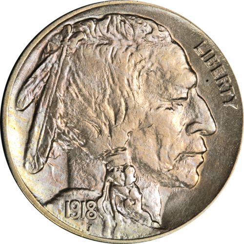 1918-P Buffalo Nickel - Cleaned Great Deals From The Executive Coin Company