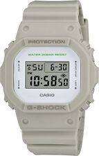 Casio G-shock Digital Quartz White Dial Khaki Case/Band 48x42 mm Watch Dw5600m-8