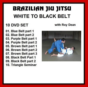 BRAZILIAN JIU JITSU WHITE TO BLACK BELT DVD course belt requirements