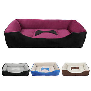 Pet Calming Bed Dog Cat Sleeping Kennel Puppy Mat Pad Warm Nest Soft Washable